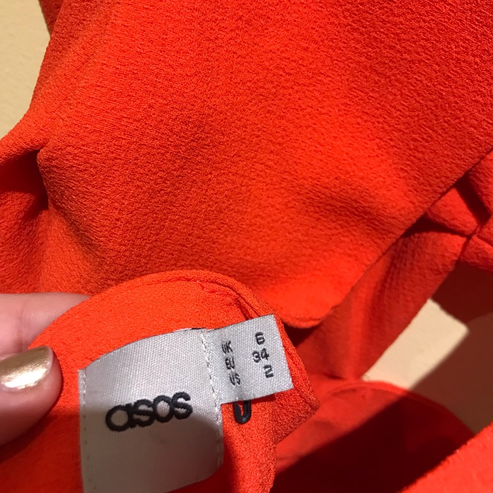 ASOS Orange Mini Dress - Picture 6 of 6